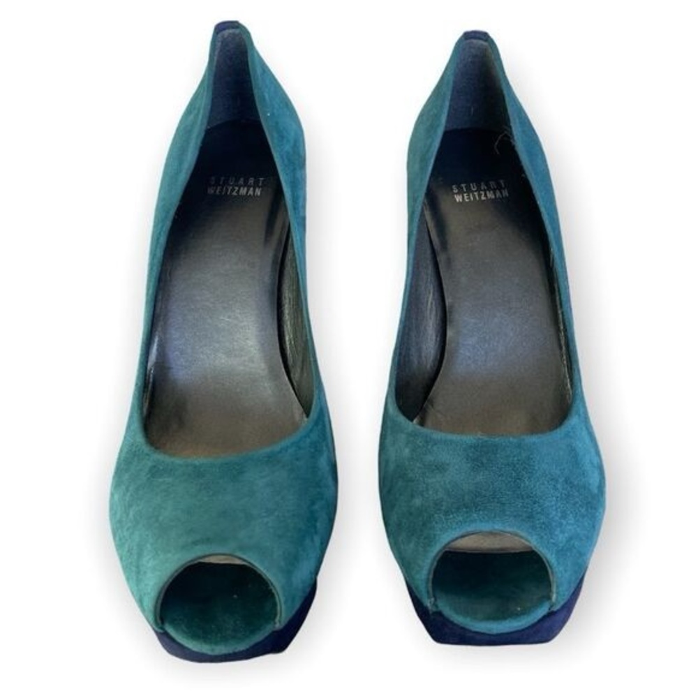 Stuart WEITZMAN peep toe platform pumps - Picture 3 of 10